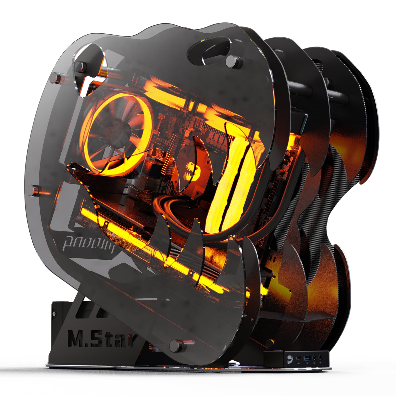 JTD PCケース ゲーミング 恐竜の頭如く RGB 水冷対応 Amazon.co.jp: JTD PCケース ゲーミングpcケース 恐竜の頭の如く